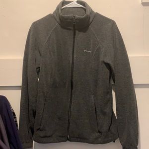 Columbia zip up women’s jacket, size medium, charcoal grey
